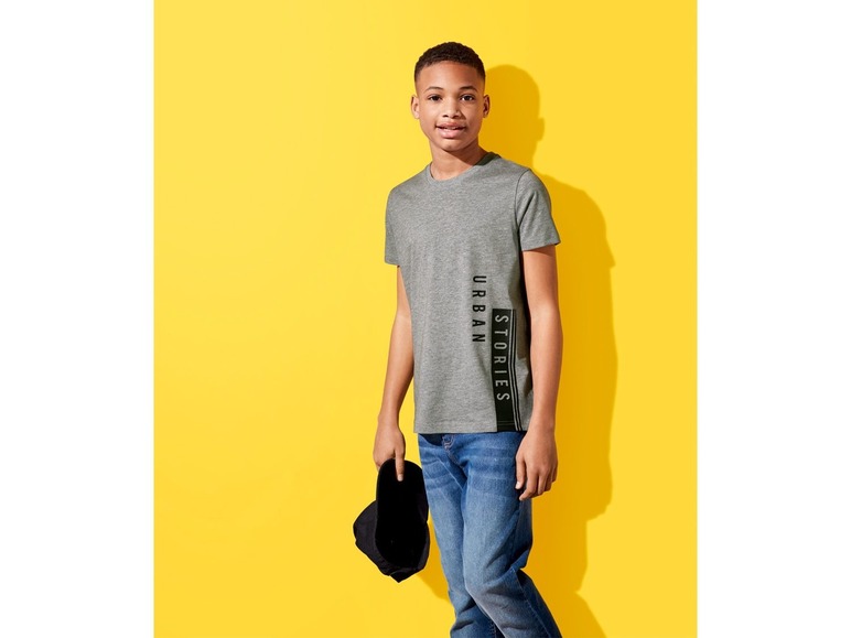Gehe zu Vollbildansicht: PEPPERTS® T-Shirt Jungen, aufgesetzter Brusttasche oder Seitenschlitzen, mit Baumwolle - Bild 6