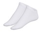 Zwei Paar weiße Socken ohne sichtbare Marke.