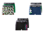 Kinder Jungen Boxer Minecraft in drei verschiedenen 2er-Sets.