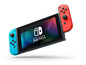 Eine blaue Nintendo Switch mit einem roten Joy-Con.