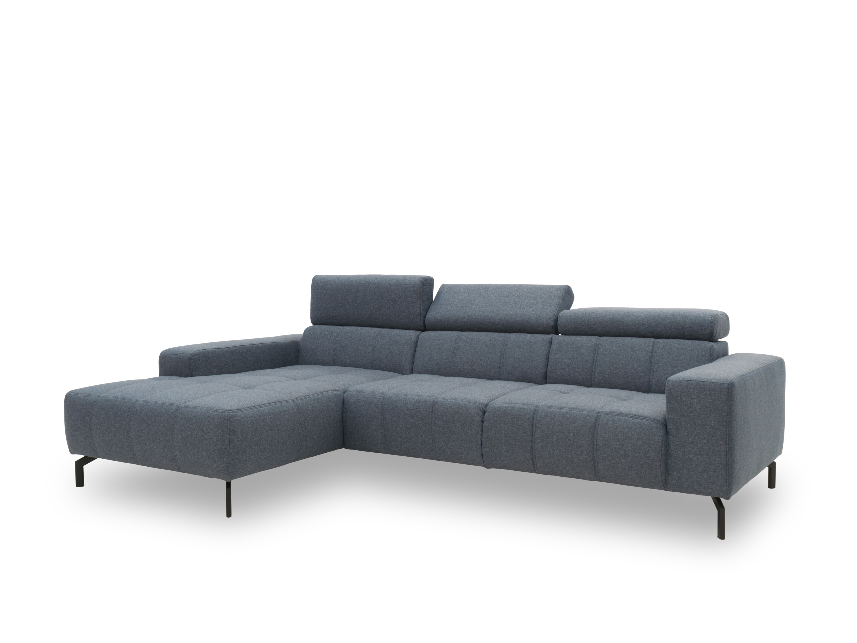 Thumbnail - Domo Sofa »Cunelli« mit Longchair (davorstehend links, 175x292cm, Blau)