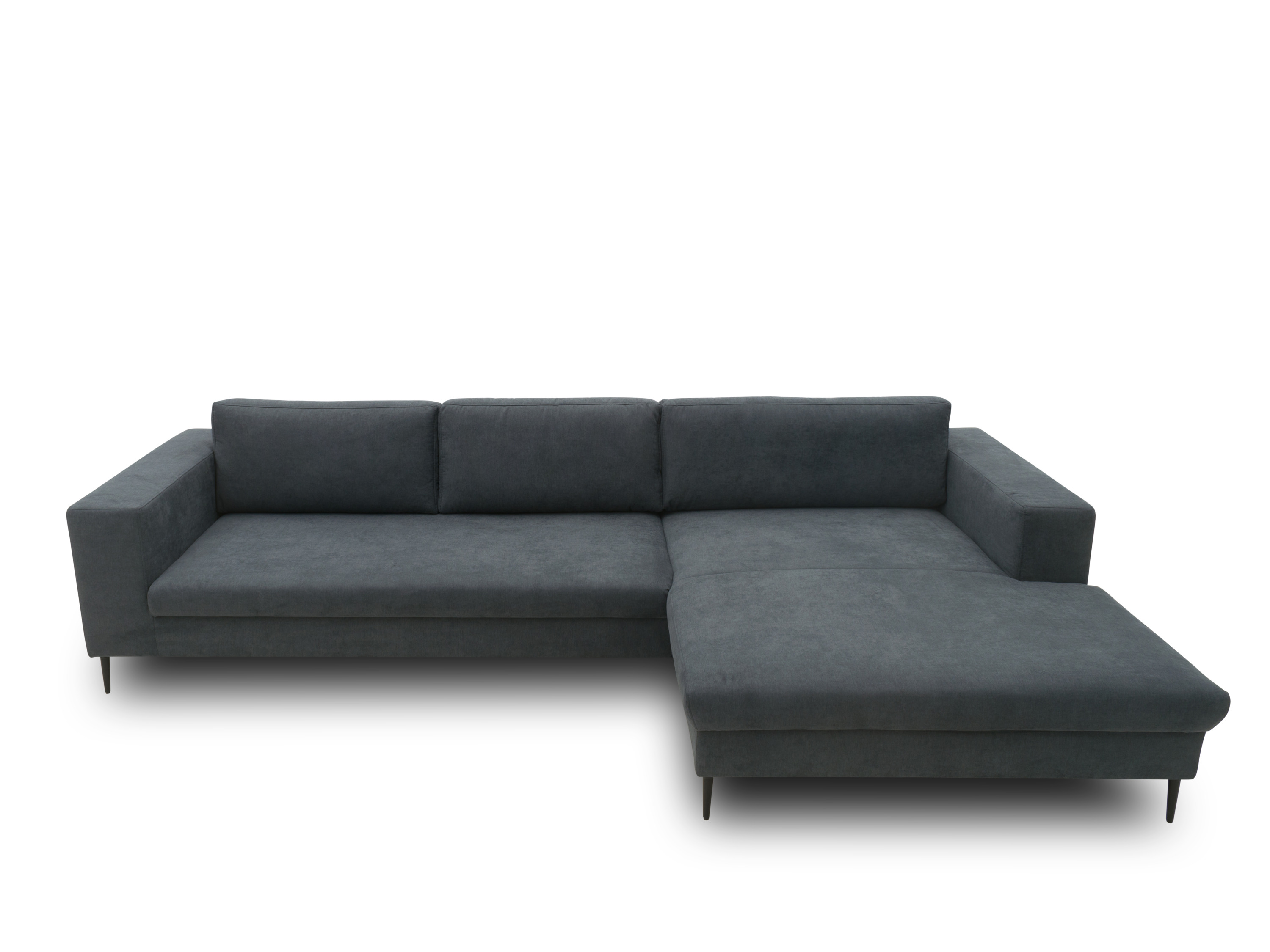 Thumbnail - Domo Ecksofa »Modica«, mit Longchair (davorstehend rechts, 329x173cm, Dunkelgrau)