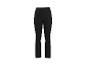 Schwarze High-Waist-Yogahose mit leicht ausgestelltem Bein.