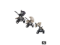 BABYGO Kinderwagen Evolution 3in1 in drei verschiedenen Konfigurationen. [KI-generiertes Bild]