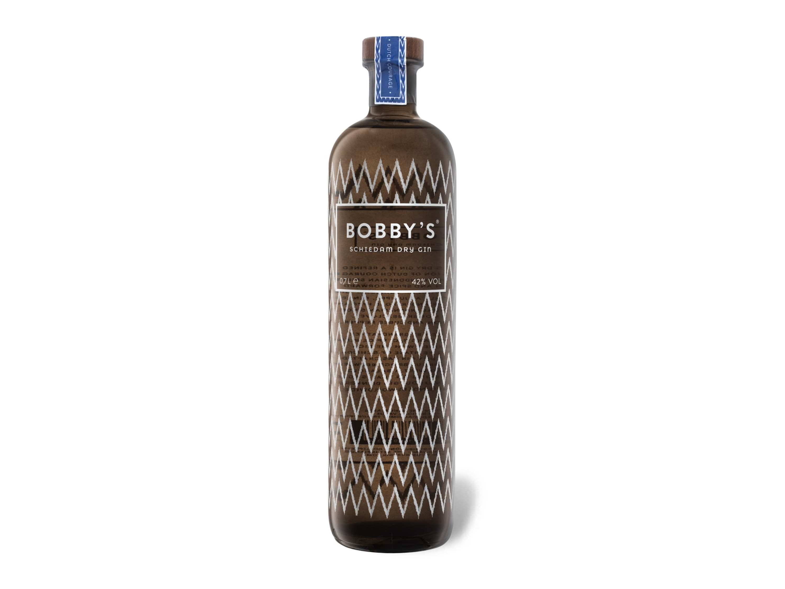 Bobby's Schiedam Dry Gin mit Geschenkbox und Glas 42% Vol – Bild 2 von 4