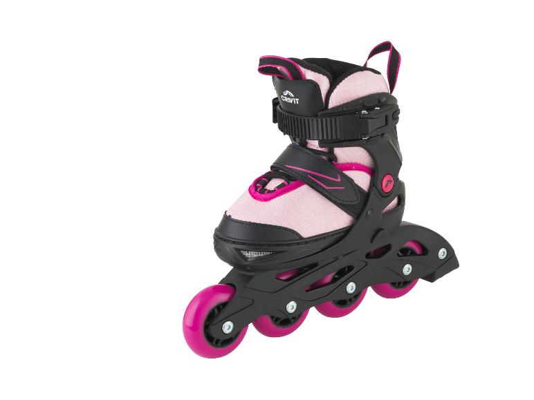 Rosa-schwarze Crivit Inlineskates
