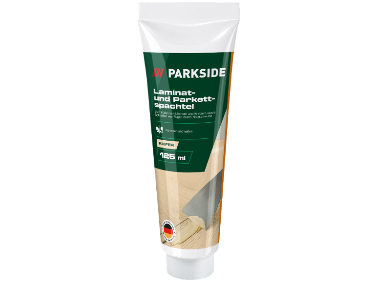 Laminat- und Parkettspachtel in der 125-ml-Tube, Farbton Kiefer