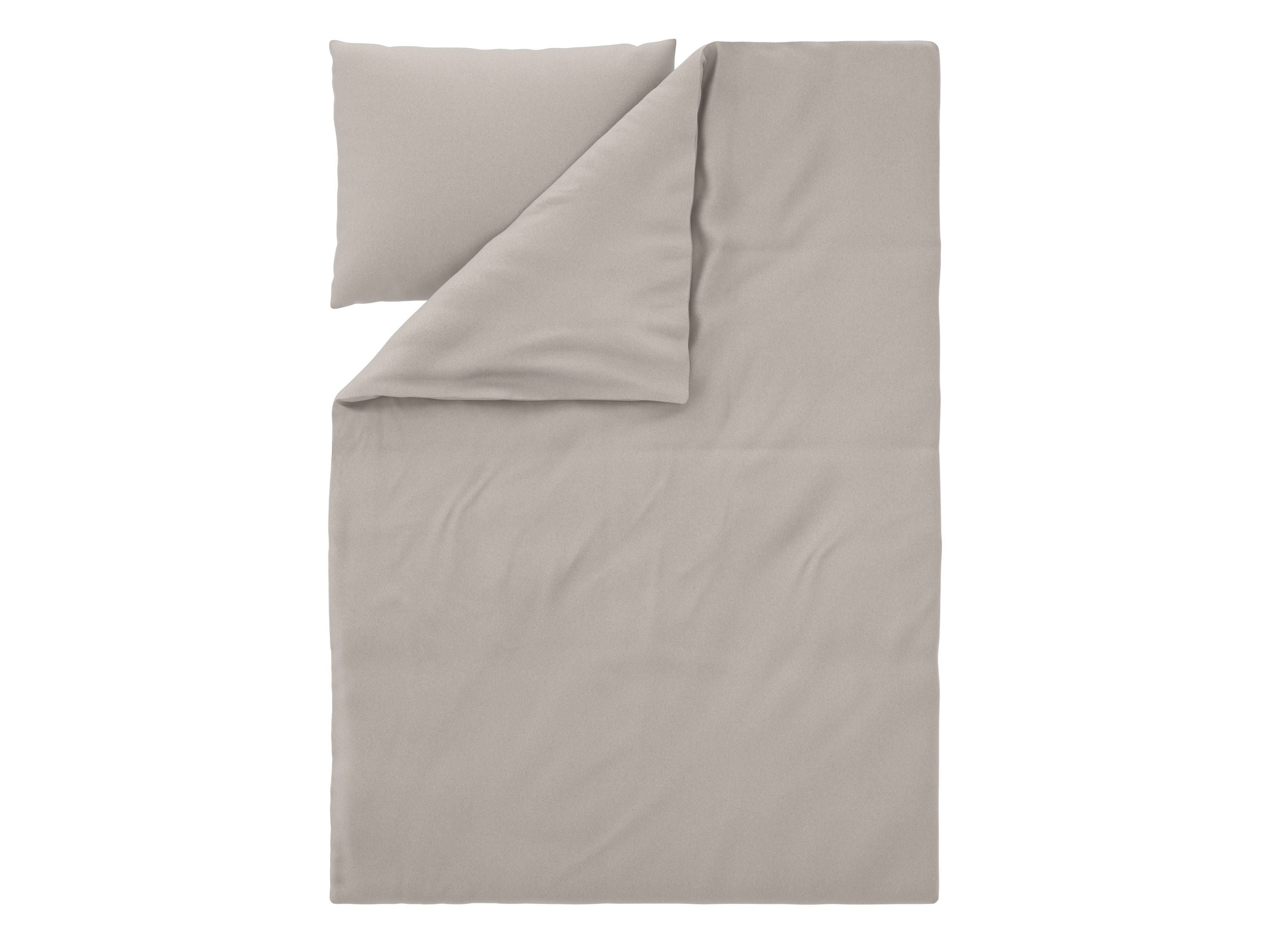 LIVARNO® Satin-Bettwäsche / Satin-Wendebettwäsche, 155 x 220 cm (Beige)""