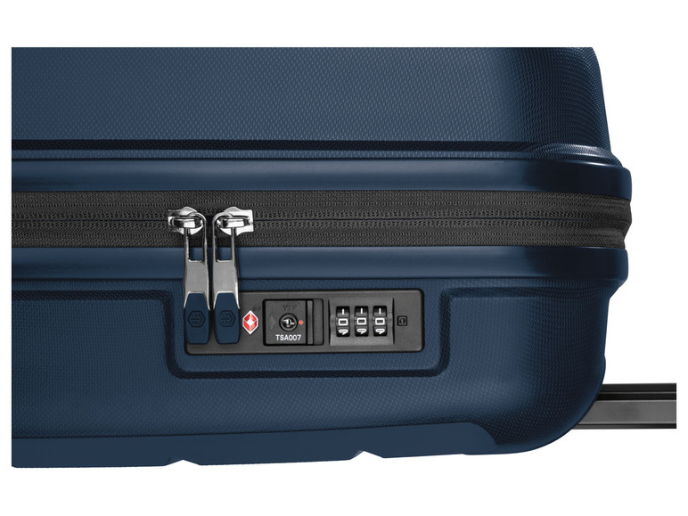 Gehe zu Vollbildansicht: TOPMOVE Koffer (Boardtrolley) 30L blau, besonders leicht - Bild 3
