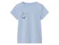 Hellblaues Kinder-T-Shirt mit Tukan-Motiv.
