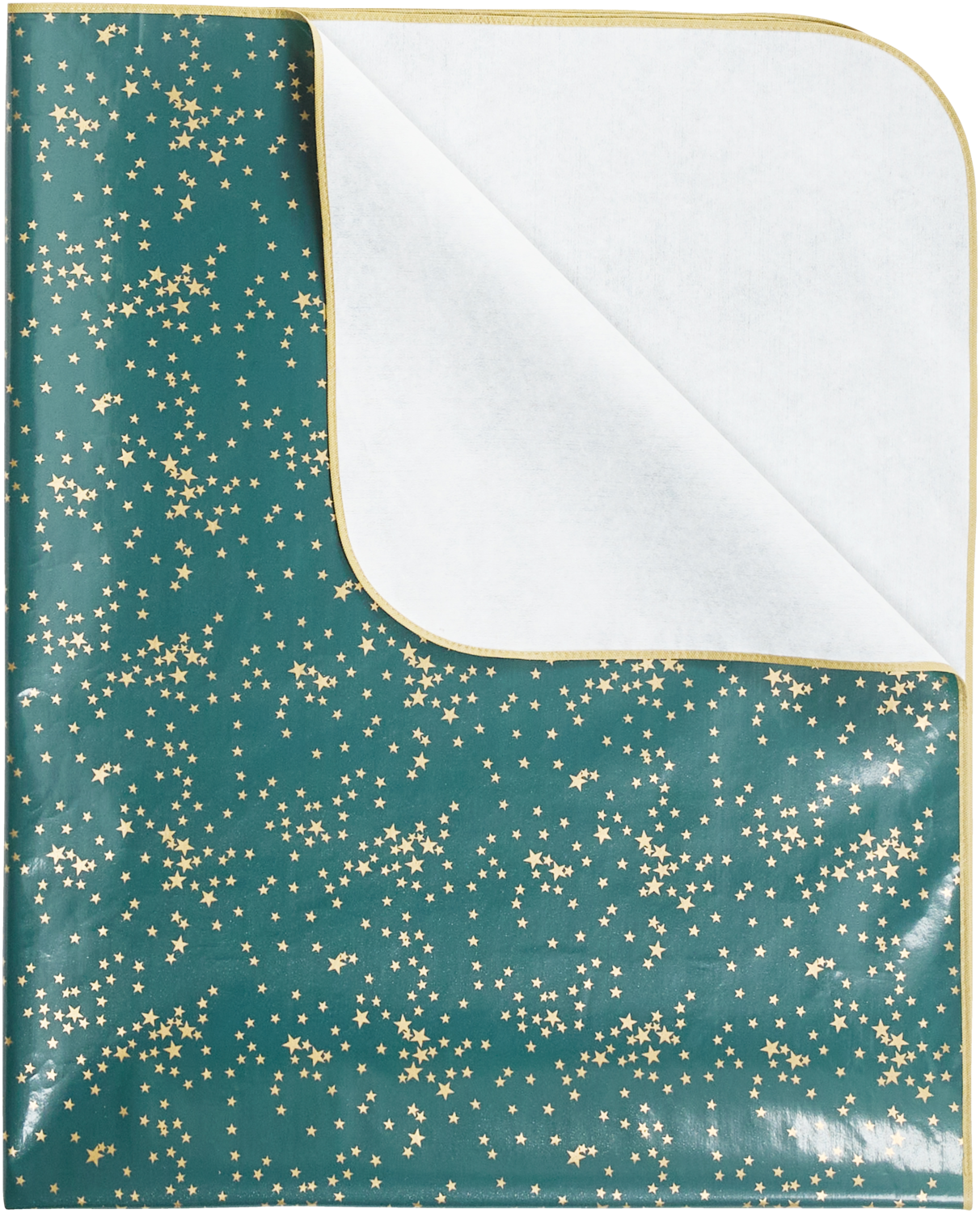 Thumbnail - LIVARNO home Lacktischdecke Weihnachten (110x140 cm, grün mit Sternen)