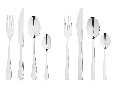 LIVARNO home Edelstahl-Tafelbesteck, 24-teilig