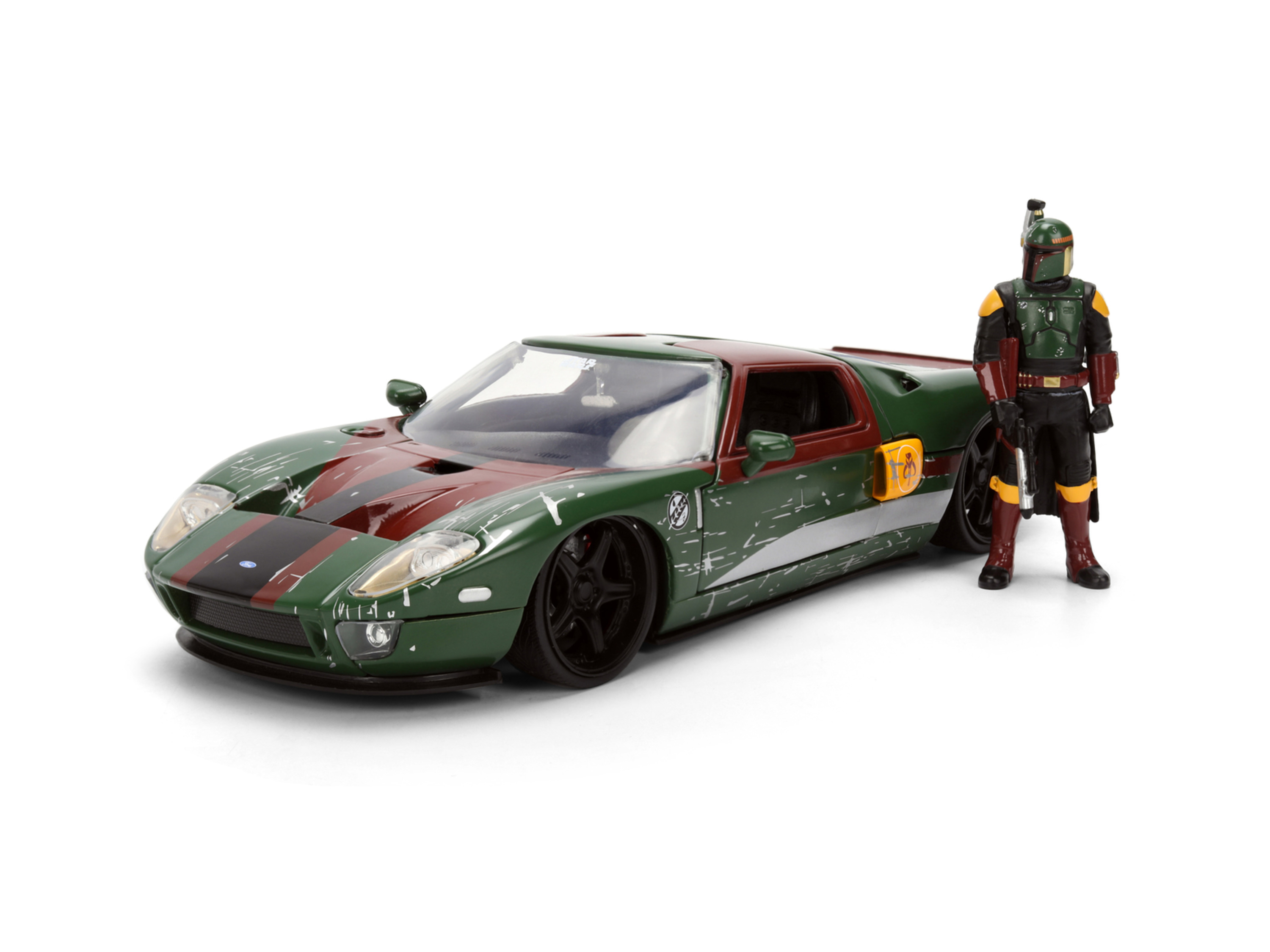 JADA Modellauto »Star Wars«, Maßstab 1:24 (Boba Fett 2005 Ford GT)""