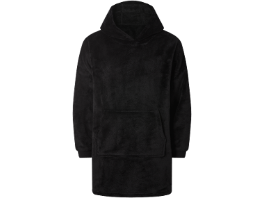 Oversize-Plüsch-Hoodie
