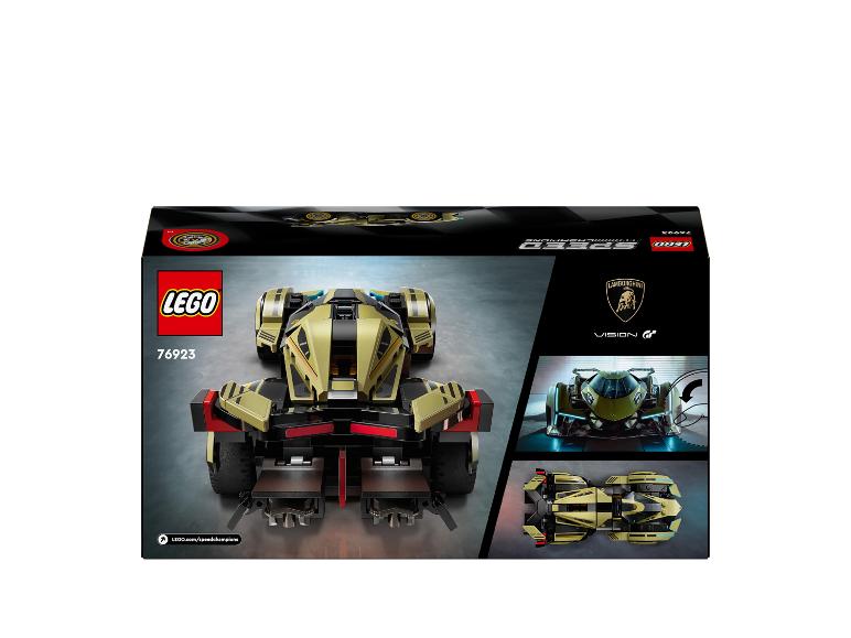 LEGO Speed Champions Box mit Lamborghini Vision GT Modell.