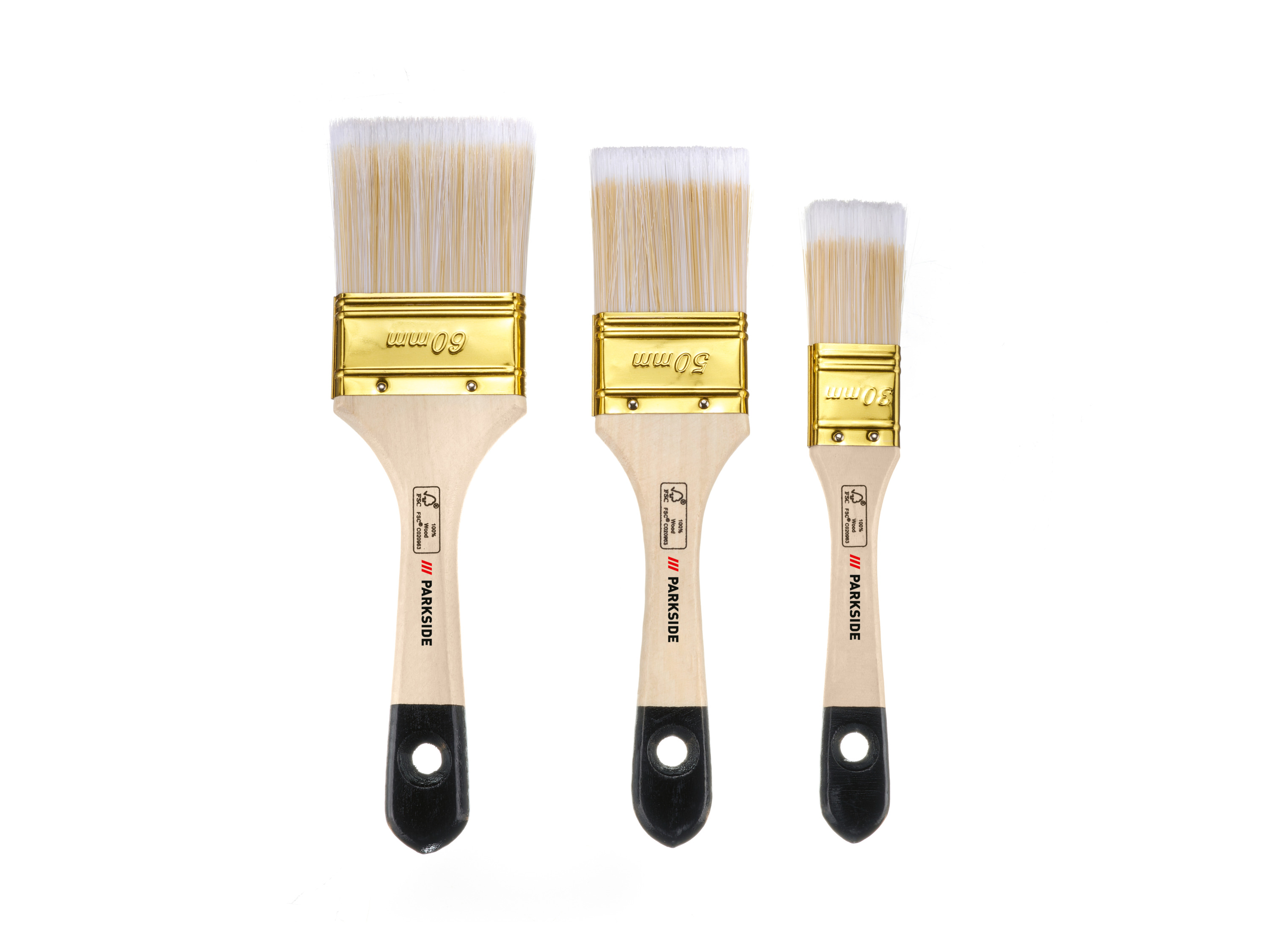PARKSIDE® Pinsel-Set, 3-teilig (Acryl)""