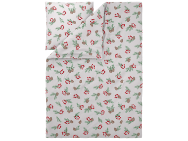 LIVARNO® Feinbiber-Bettwäsche, 155 x 220 cm