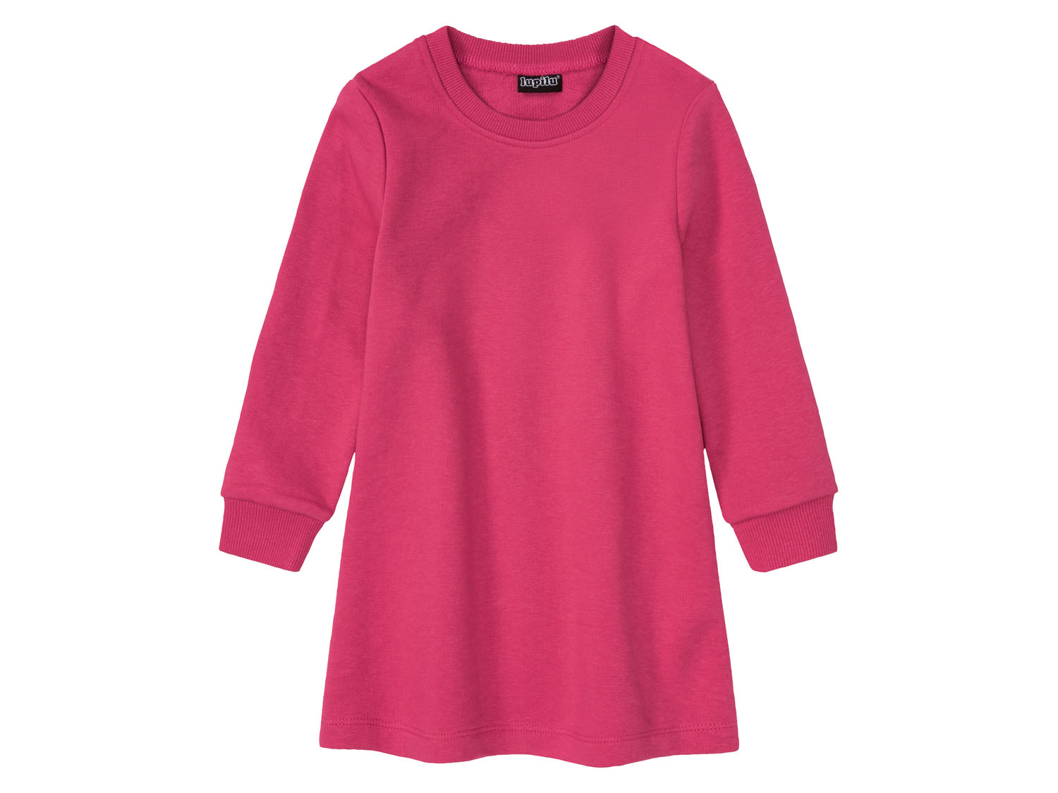 LUPILU® Kleinkinder Sweatkleid und Leggins (Streifen/pink, 98/104) – Bild 2 von 4