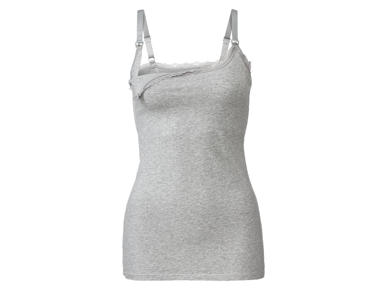 Thumbnail - esmara® Damen Still Tops 2er (hellblau/mittelgrau, XS(32/34))