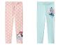 Kinderleggings Minnie Maus mit rosa Punkten und blaue Stitch & Angel Leggings