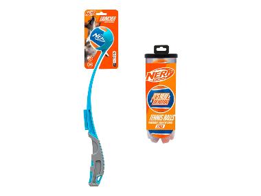 NERF DOG Tennisball-Launcher und Tennisbälle