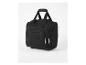 Schwarze Reisetasche mit Rollen und Tragegriffen