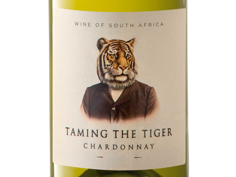 Exklusiver Verkauf in begrenzter Stückzahl Taming the Tiger Chardonnay trocken, Cape Western Weißwein 2023 Südafrika WO