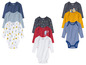 Baby-Bodys von Lupilu mit verschiedenen Prints und Farben.