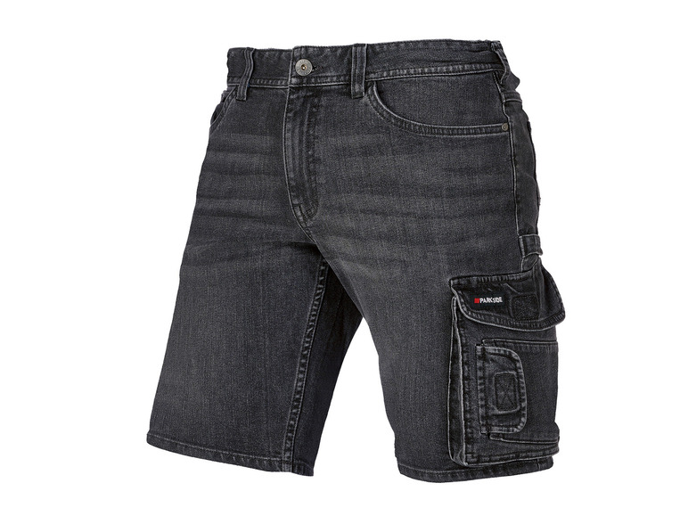 Gehe zu Vollbildansicht: PARKSIDE® Herren Jeans-Arbeitsshorts, im 5-Pocket-Style - Bild 4