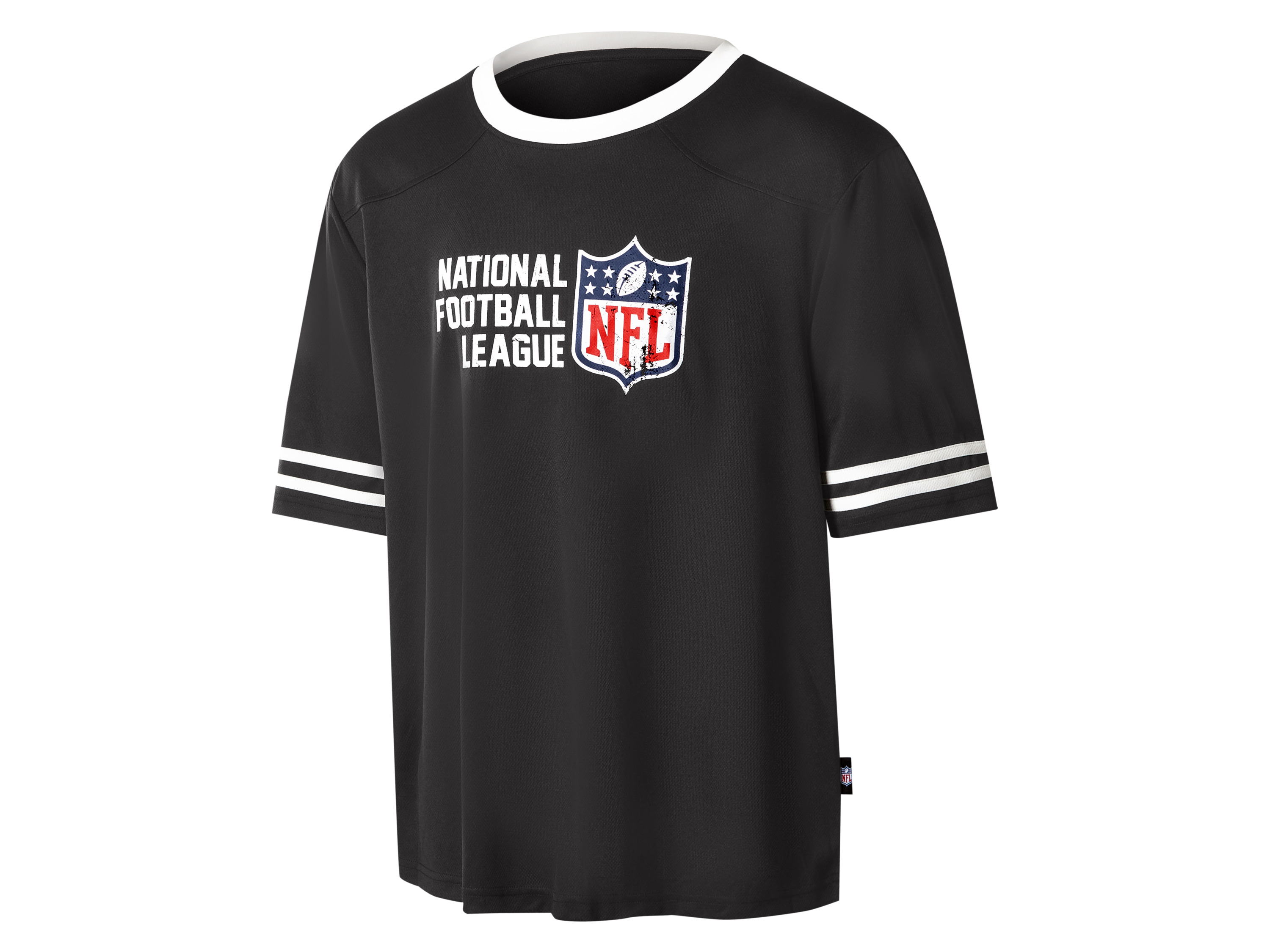 NFL Damen/Herren Poly-Fantrikot Shield Logo (Schwarz, S)