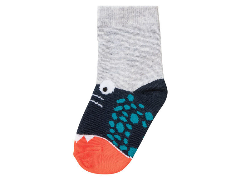 Gehe zu Vollbildansicht: lupilu® Kleinkinder Jungen Socken, 7 Paar, mit hohem Bio-Baumwollanteil - Bild 15