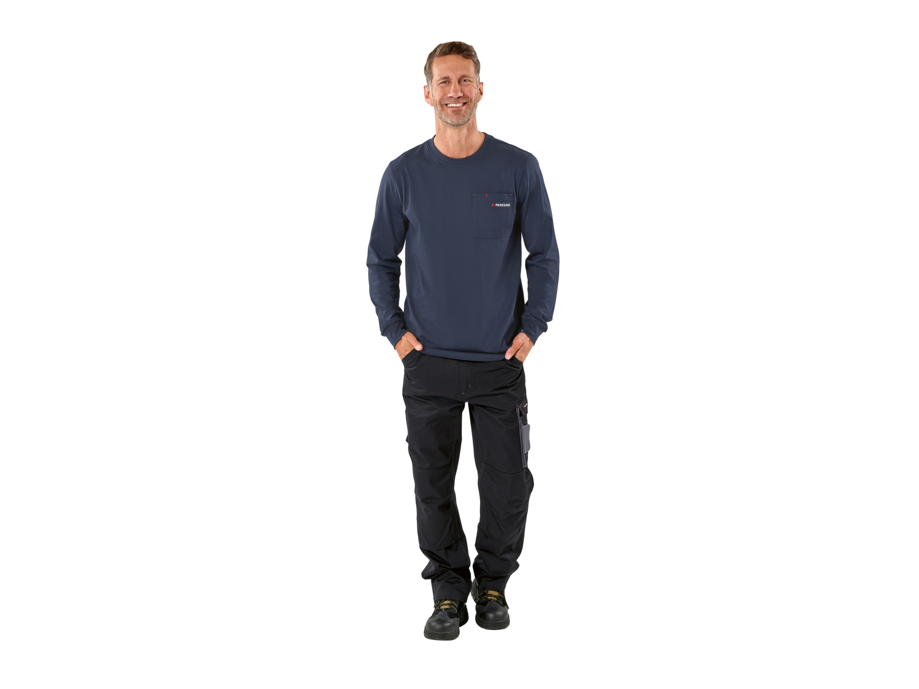PARKSIDE® Herren-Thermo-Langarmshirt (Dunkelblau, S (44/46)) – Bild 2 von 3