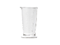 Transparenter Messbecher mit Volumenmarkierungen von 50 ml bis 700 ml.