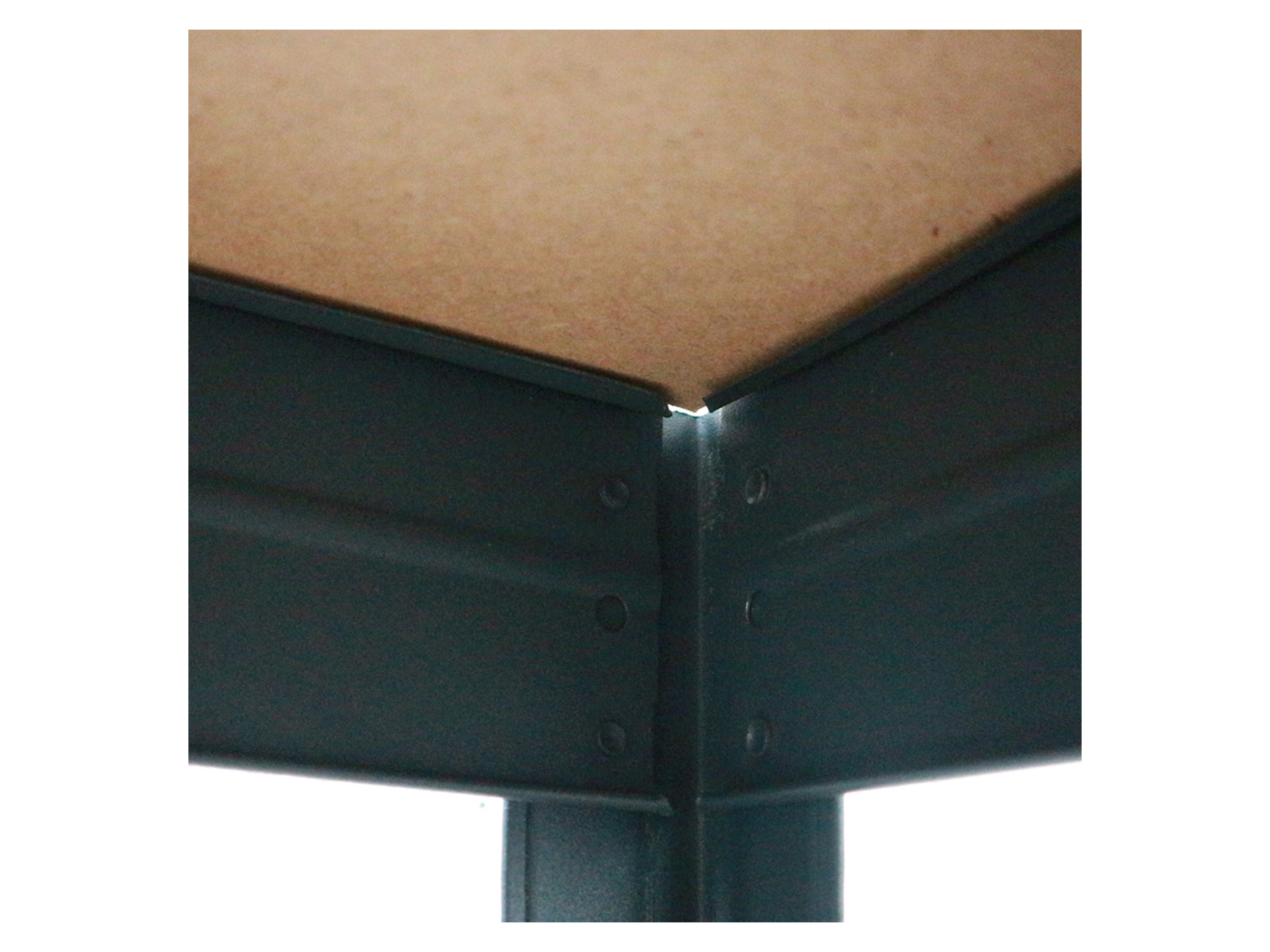 Thumbnail - AR SHELVING Schwerlastregal RIVET 4 Böden (180x180x60 cm, Anthrazitgrau)