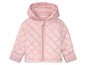 Rosa Babyjacke mit Kapuze
