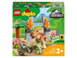 LEGO Duplo Jurassic World mit T-Rex und Triceratops.