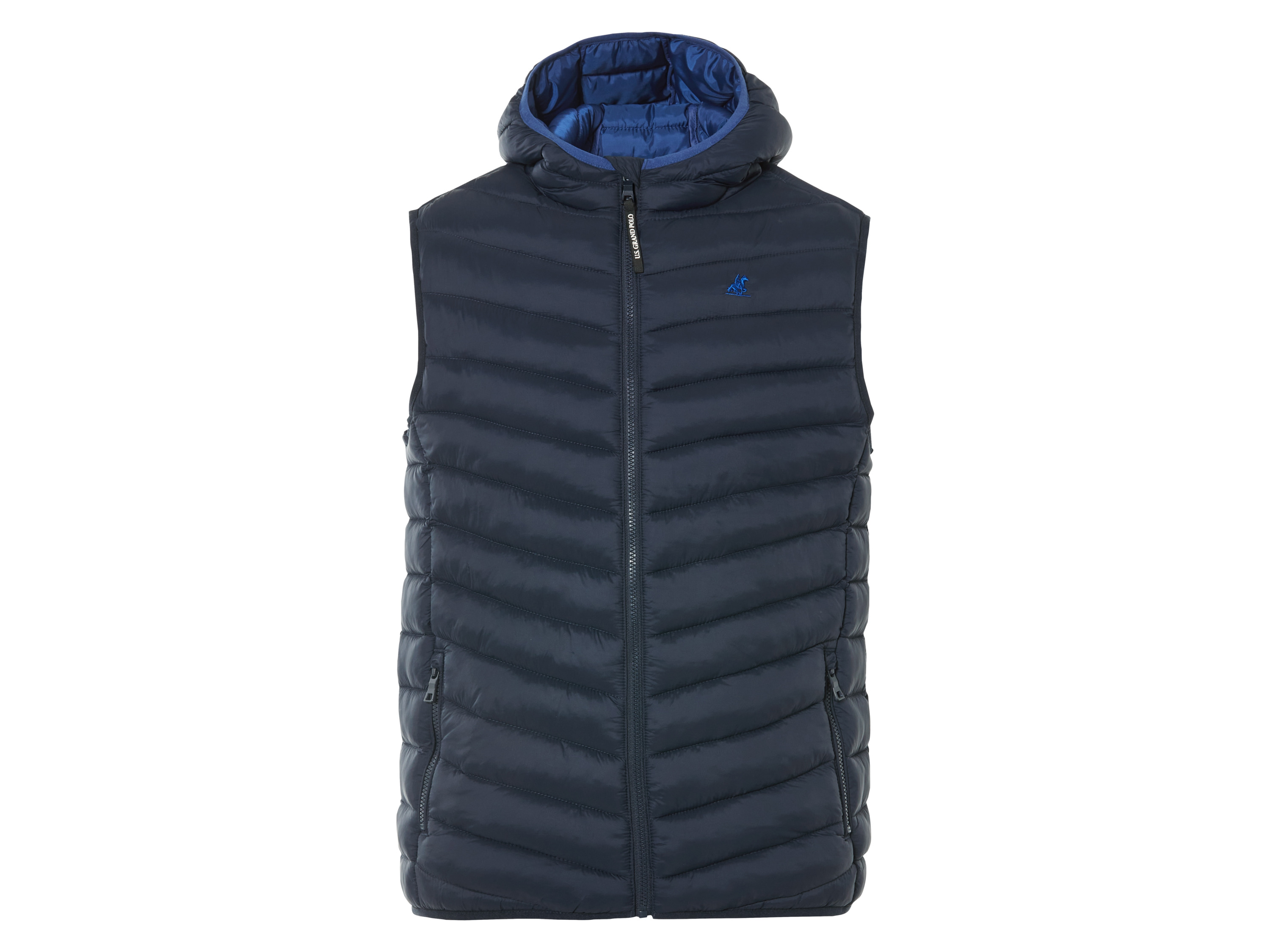 LIVERGY® Herren Weste (Navy, XL (56/58))““ | sand : mit Kapuze und durchgehendem Reißverschluss mit Kinnschutz Rot : mit Stehkragen und durchgehendem Print-Reißverschluss mit Kinnschutz Produktmerkmale tabletd Farbe: navy