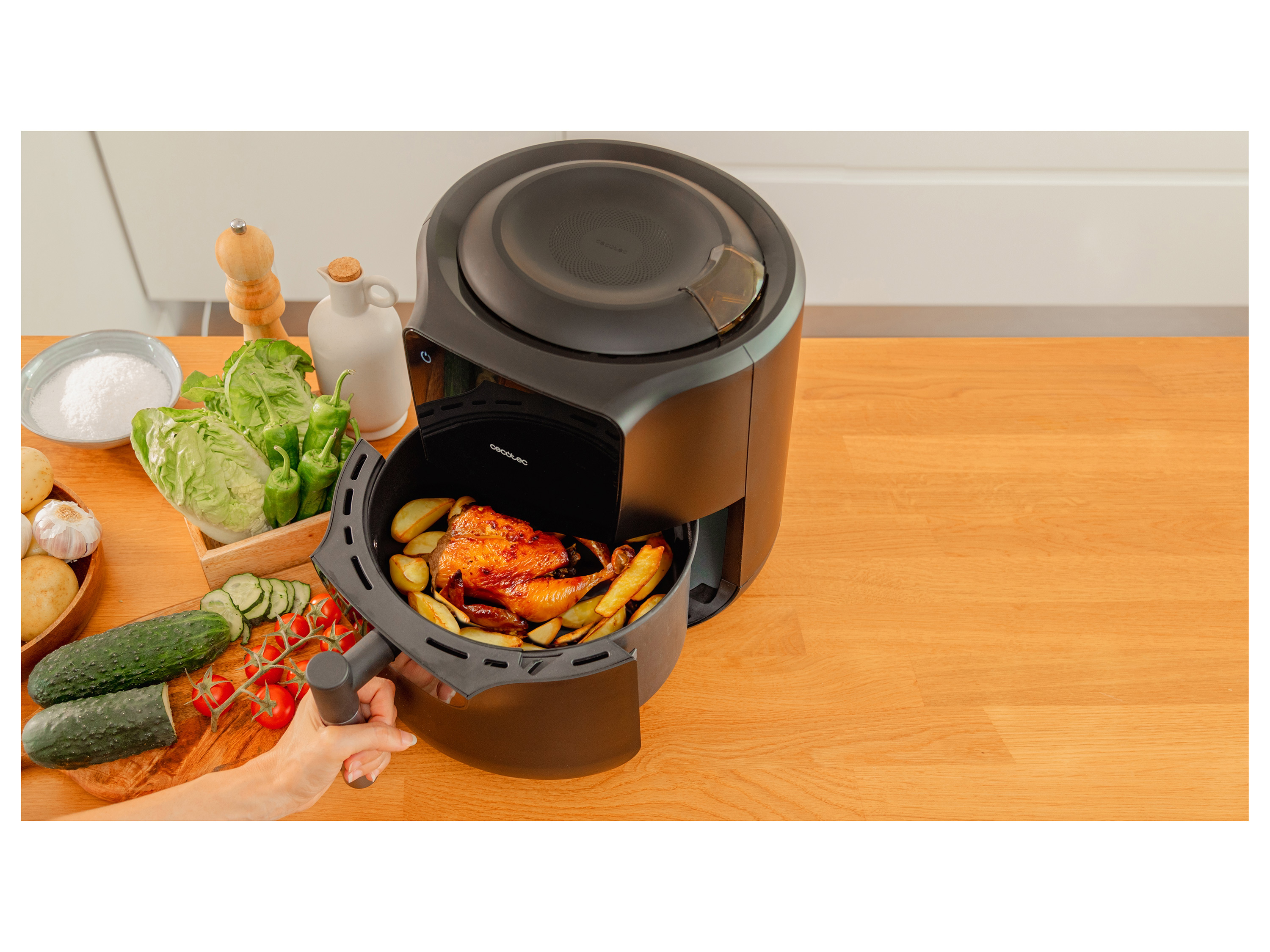 Cecotec Friteuse à Air Cecofry Rain 5.5l Black 5.5 litres unisex 2