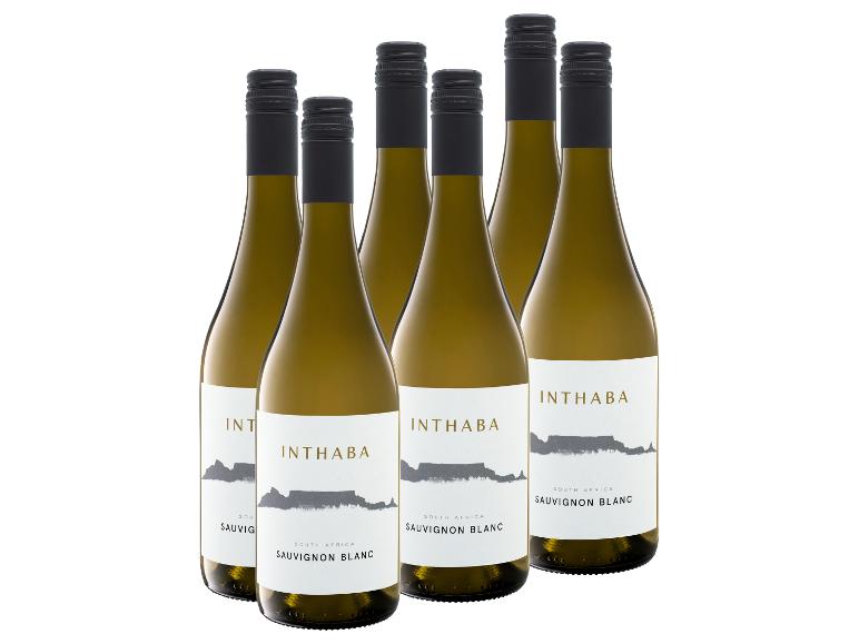 6 Flaschen trockener Weißwein Inthaba Sauvignon Blanc aus Südafrika.