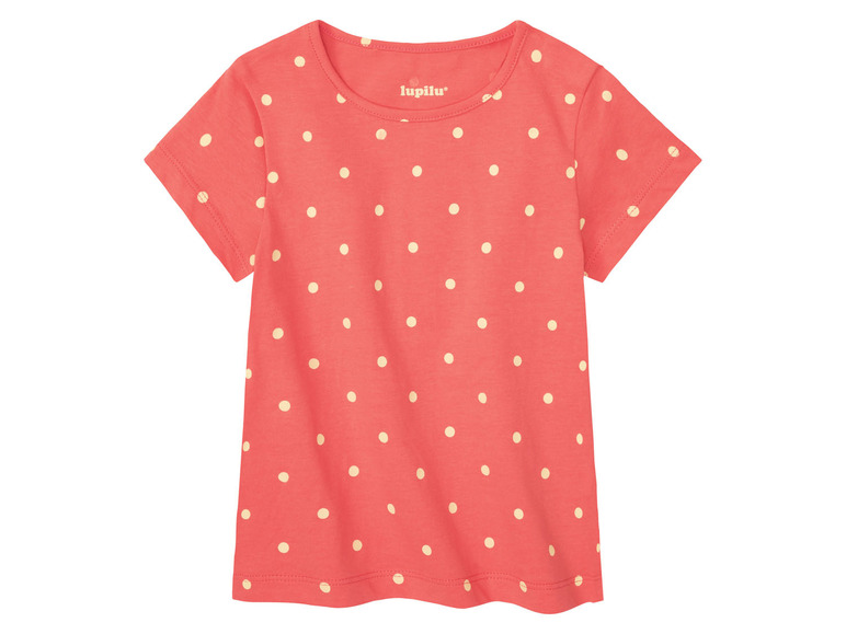 Gehe zu Vollbildansicht: lupilu® Kleinkinder Mädchen T-Shirt, 3 Stück, aus reiner Baumwolle - Bild 14