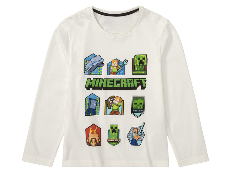 Gehe zu Vollbildansicht: Minecraft Kinder Schlafanzug, 2-teilig, aus reiner Baumwolle - Bild 10