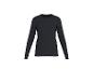 Schwarzes geripptes Langarmshirt.