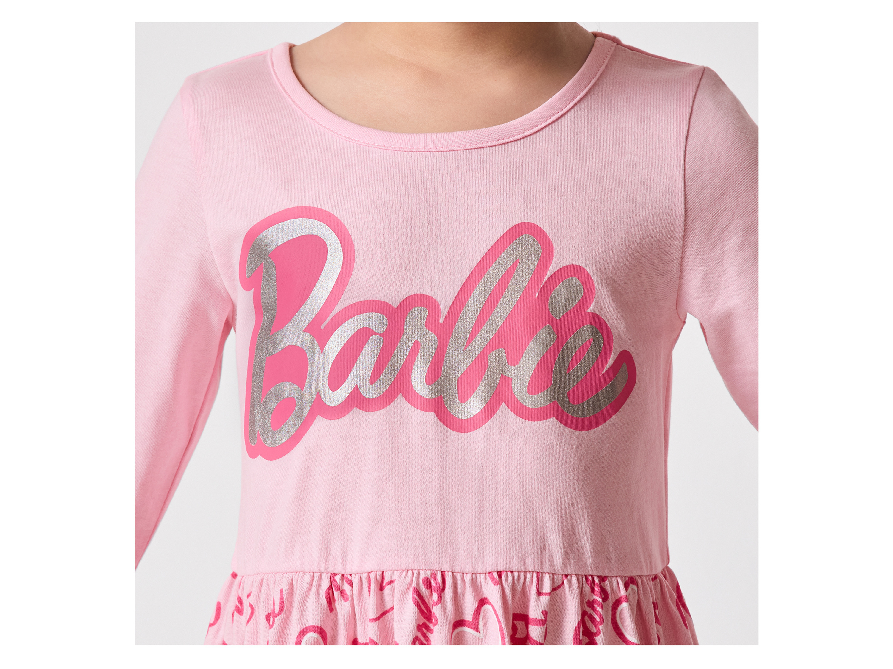 Thumbnail - Kleinkinder Mädchen Kleid (Barbie/rosa, 98/104)