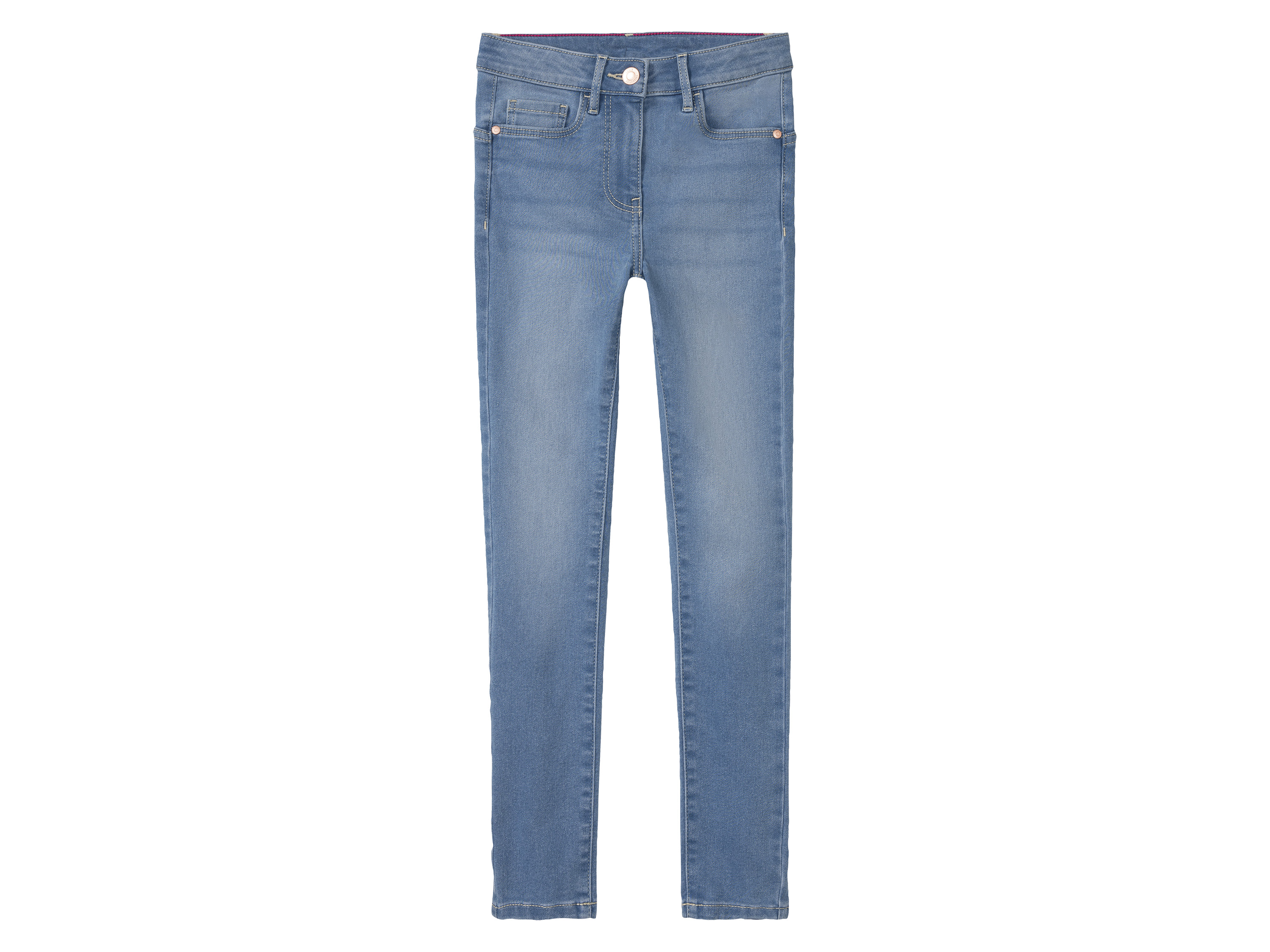 pepperts!® Kinder Mädchen Jeans Skinny Highwaist (Hellblau, 164) | 04055334882767