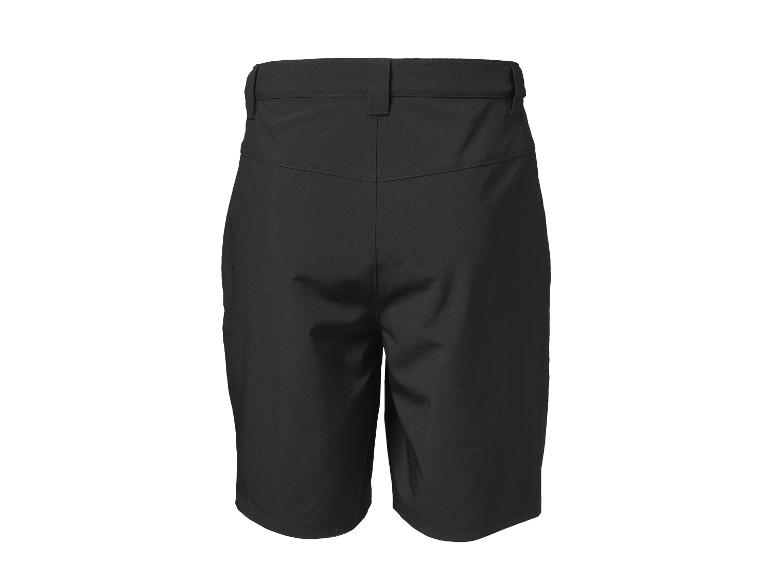 Schwarze Herren-Shorts, Rückansicht