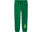 Grüne Kinder-Jogginghose mit Gummibund und Monster-Print