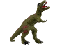 Grünes Tyrannosaurus Rex Dinosaurier-Spielzeug mit offenem Maul