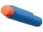 Blauer und orangefarbener Spielzeugpfeil mit weicher Spitze