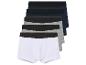Set Boxershorts: weiß, grau und dunkelblau.