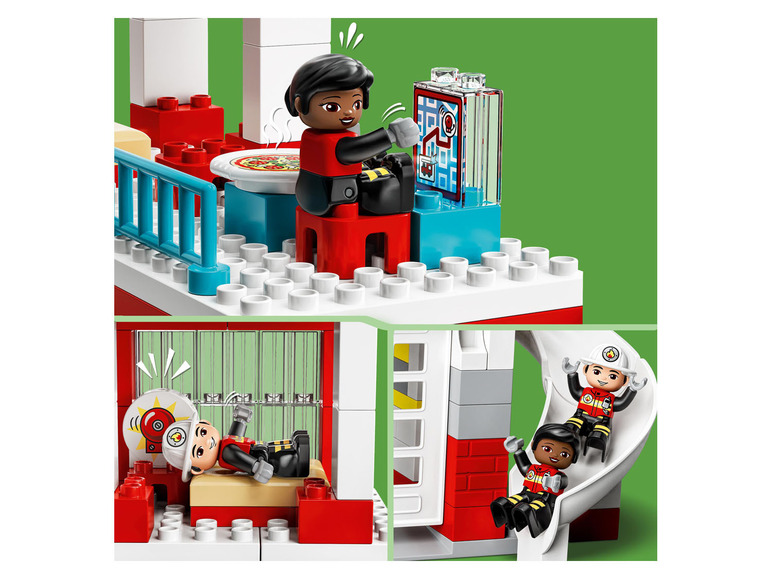 Gehe zu Vollbildansicht: LEGO® DUPLO® 10970 »Feuerwehrwache mit Hubschrauber« - Bild 5